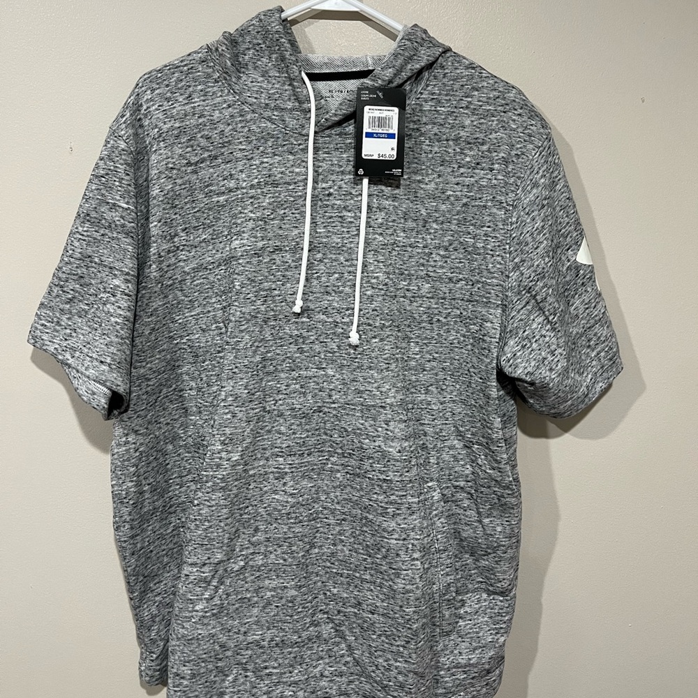 Selling a short sleeve hoodie. It is brand new and never been worn.